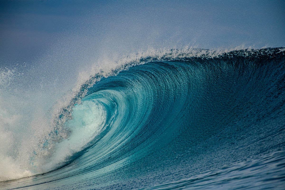Beautiful Empty Fiji Wave